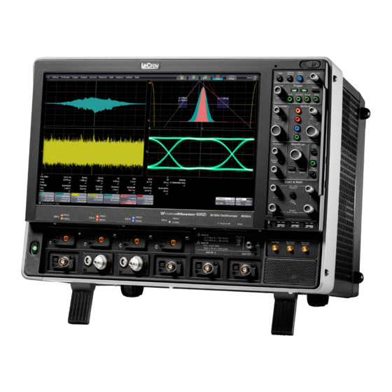 LeCroy WaveMaster 8Zi Getting Started Manual
