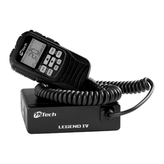 M-tech Legend IV Owner's Manual