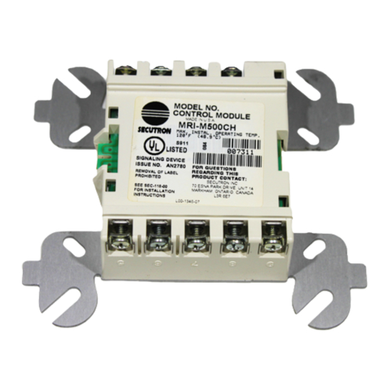 System Sensor M500M Installation And Maintenance Instructions