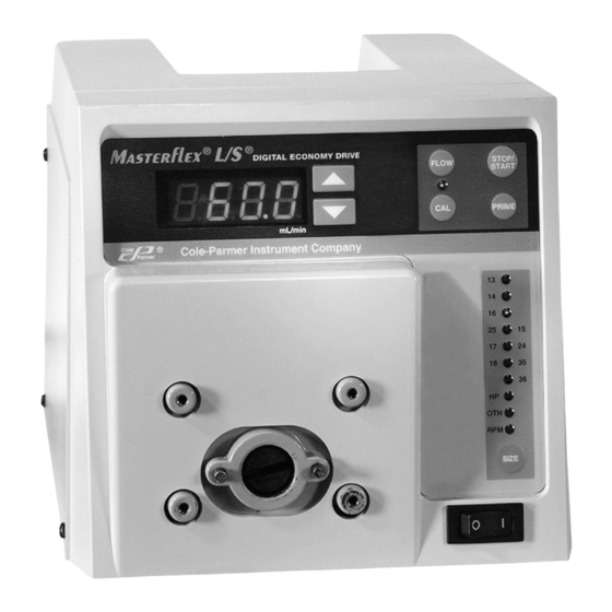 Cole Parmer MasterFlex L/S Series Operating Manual