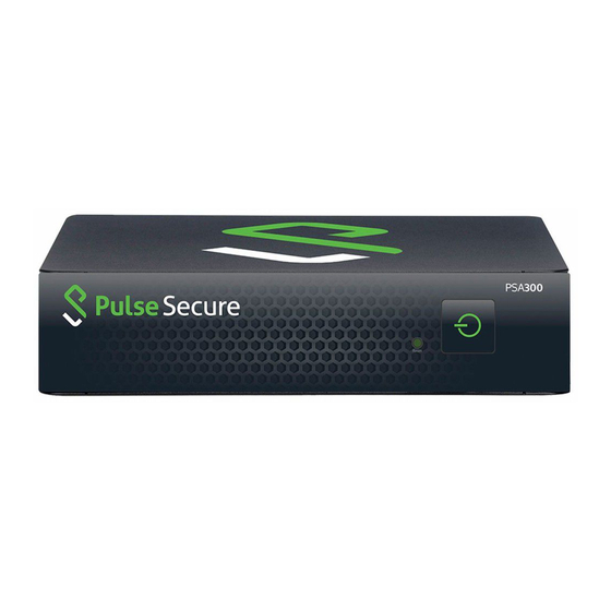 User Manuals: Pulse Secure PSA300 SSL VPN Connectivity