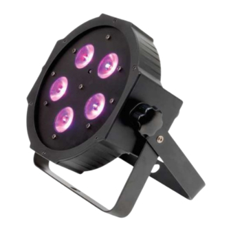 Beamz FlatPAR-5 x 8W Quad DMX User Manual
