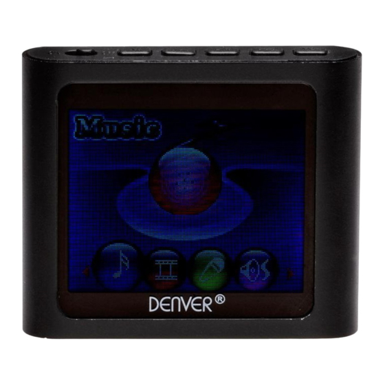 Denver MPG-1034 Quick Start Manual