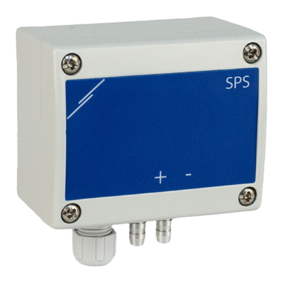 Sentera Controls SPS2 Pressure Controller Manuals