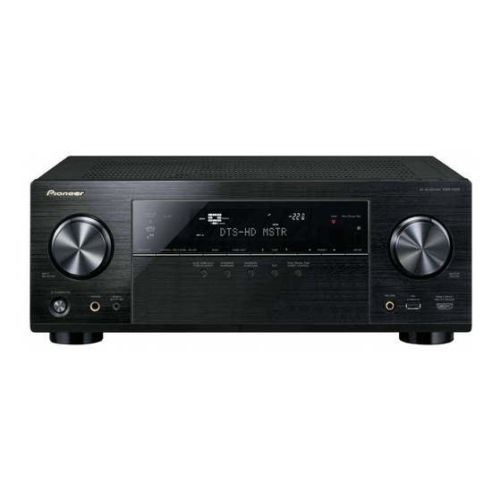 Pioneer VSX-1123-K Specifications