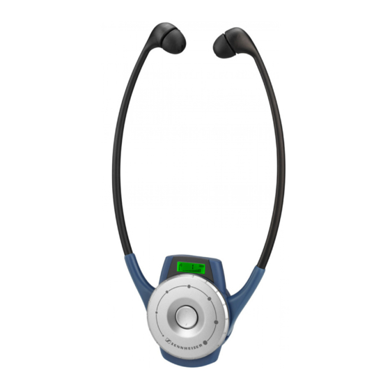Sennheiser Tourguide System 2020 Instructions For Use Manual