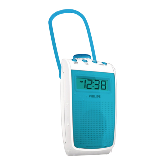 Philips BATHROOM RADIO AE3300 Specifications