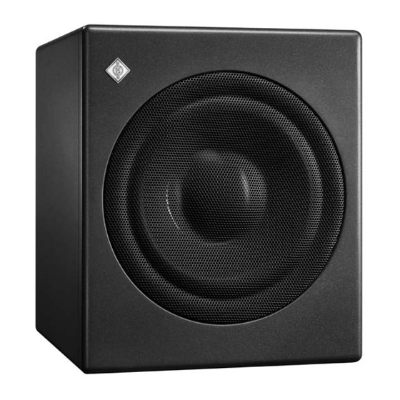Neumann KH 750 DSP Instruction Manual
