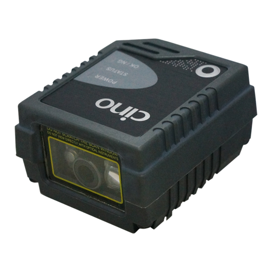 Cino FuzzyScan Fixed Mount 400 Series Integration Manual
