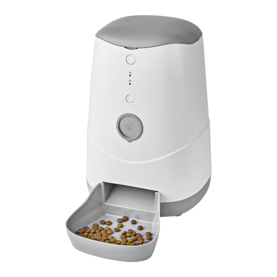 User Manuals: nedis WIFIPET10CWT Pet Food Dispenser