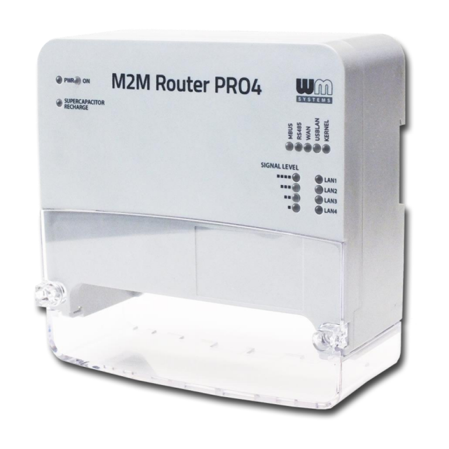 WM Systems M2M PRO4 Installation Manual
