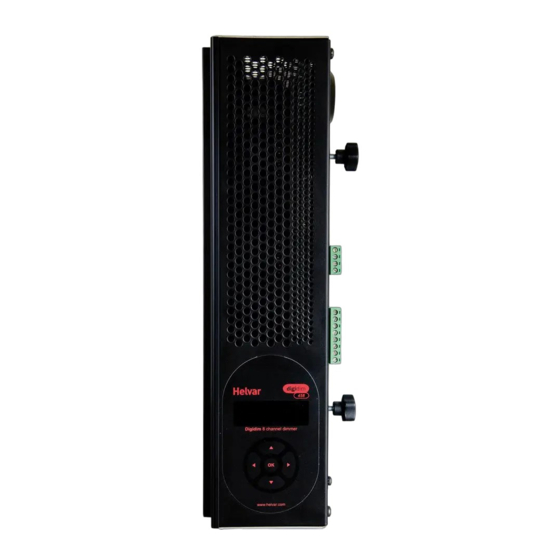 HELVAR 458/CTR8 Installation And User Manual