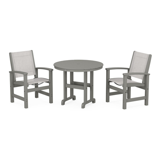 Polywood PWS1327-1 Assembly Instructions