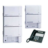 Panasonic KX-TD816/1232AL User Manual Addendum