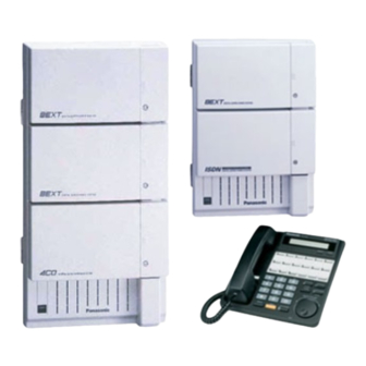 User Manuals: Panasonic KX-TD816/1232AL Digital System