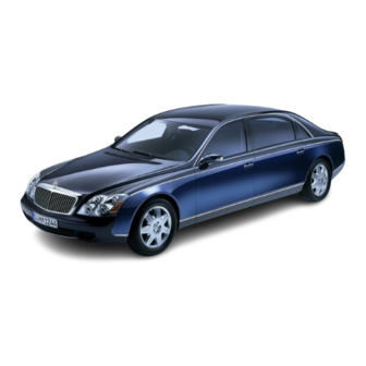 MAYBACH 57 Operator's Manual