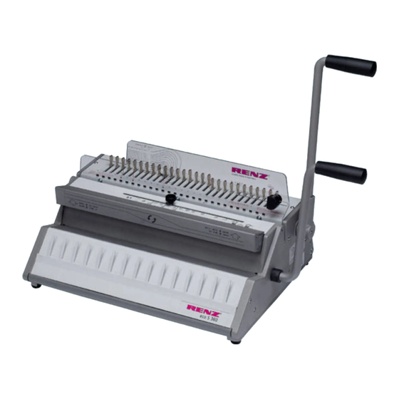 Renz ECO-S Manual