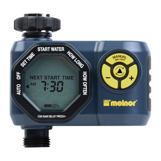 Melnor AquaTimer 33015 User Instructions