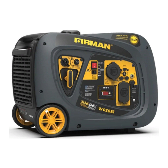 Firman W03081 Owner's Manual