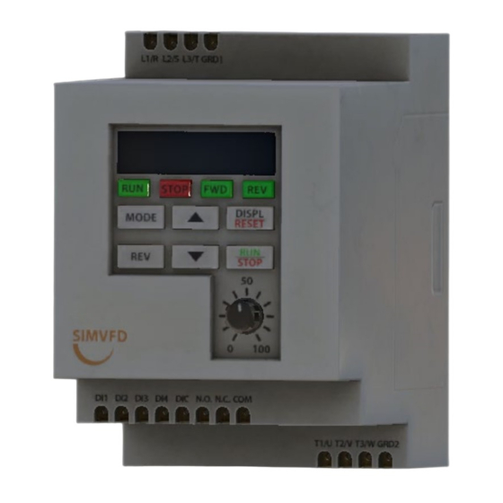 TPC SIMUTECH SIMVFD Frequency Drives Manuals