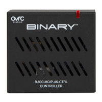 Binary B-900-MOIP-4K-RX-2AC Installation & Setup Manual