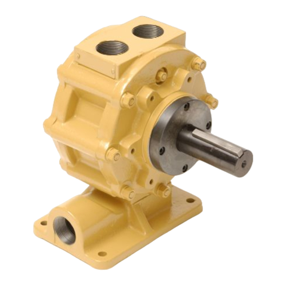 Ingersoll-Rand REVERSIBLE MULTI-VANE M0V075 Series Operation And Maintenance Information