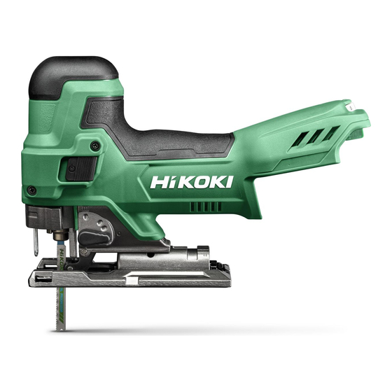 HIKOKI CJ 18DB Cordless Jigsaw Manuals
