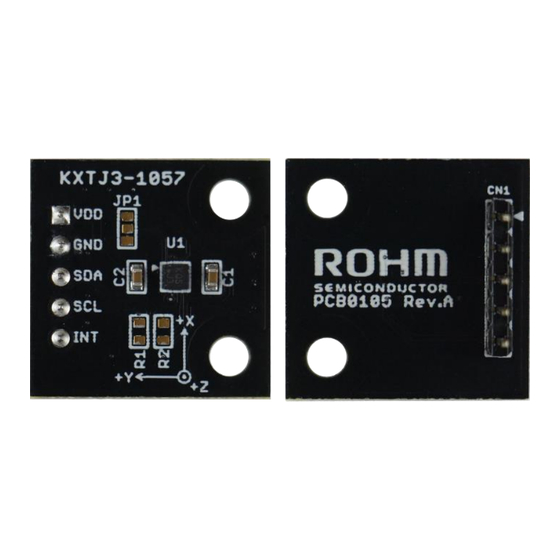 Rohm KXTJ3-1057-EVK-002 User Manual