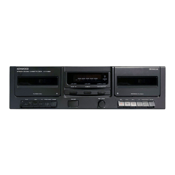 Kenwood KX-W1060 Instruction Manual