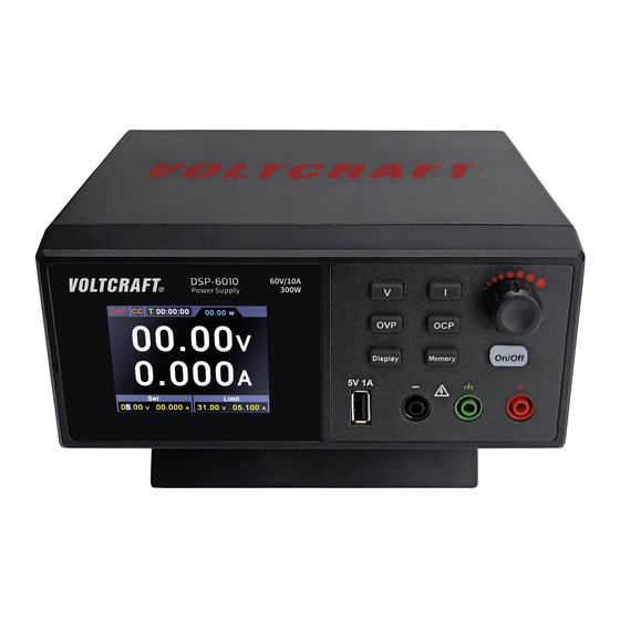 VOLTCRAFT DSP-3010 User Manual