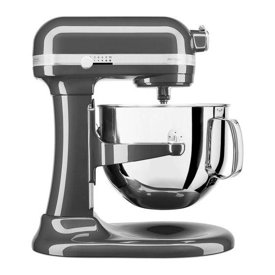 KitchenAid 5KSM7591WH Manuals