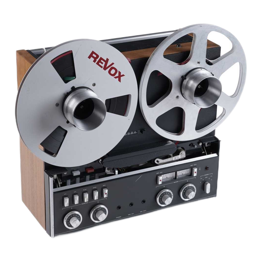 Revox A77 Manual