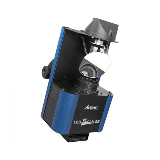 ACME DMX512 Dynamic Scan User Manual