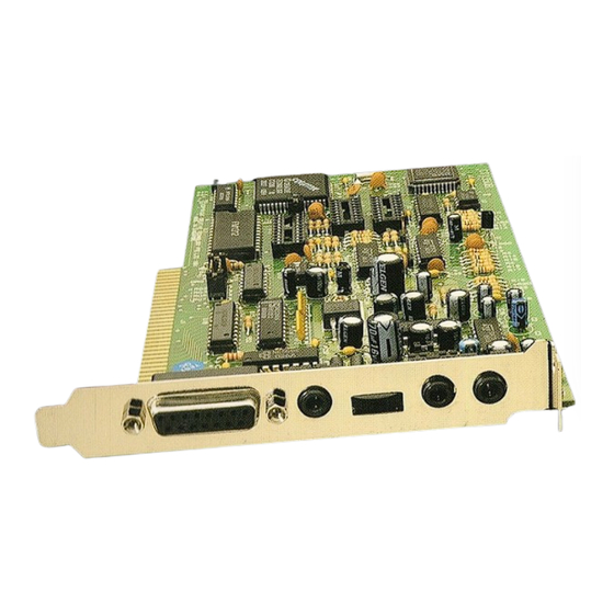 Creative Sound Blaster Reference Manual