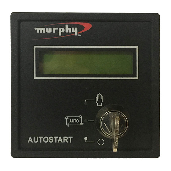 Murphy Autostart 710 AS710S Owner's Manual