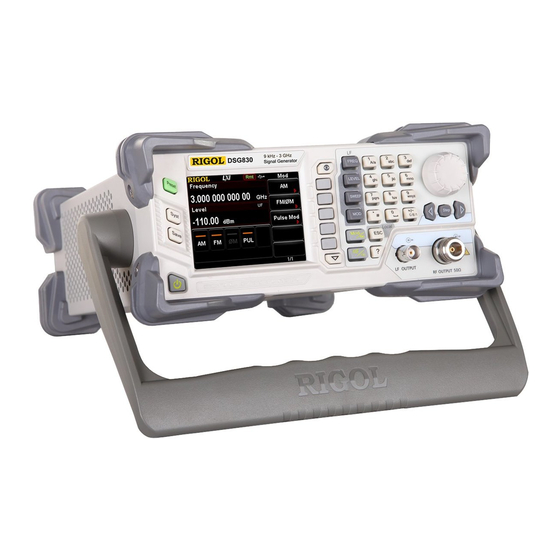 Rigol DSG800 Series User Manual