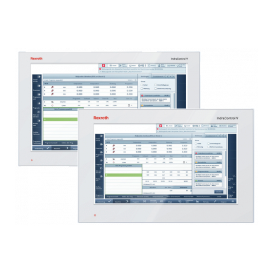 Bosch Rexroth IndraControl VDP 15.3 Operating Instructions Manual