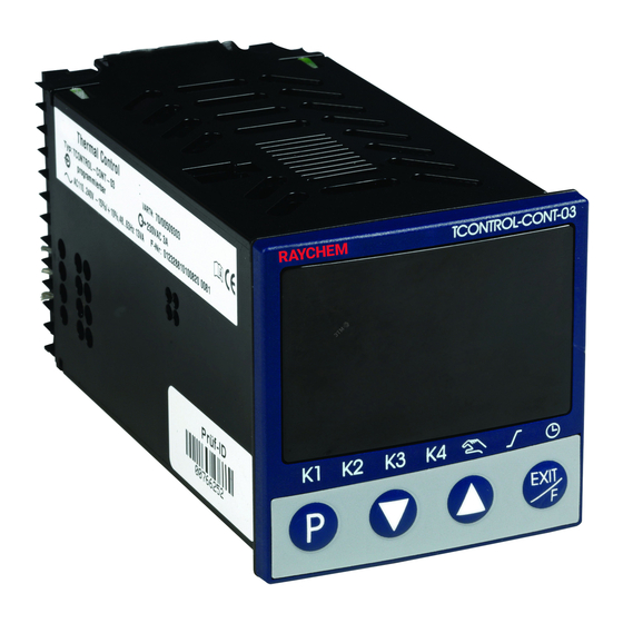 nVent RAYCHEM TCONTROL-CONT-03 Manuals