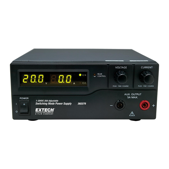 Extech Instruments 382275 User Manual