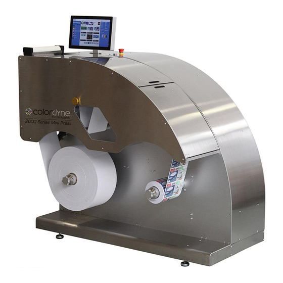 Colordyne 2600 series User Manual