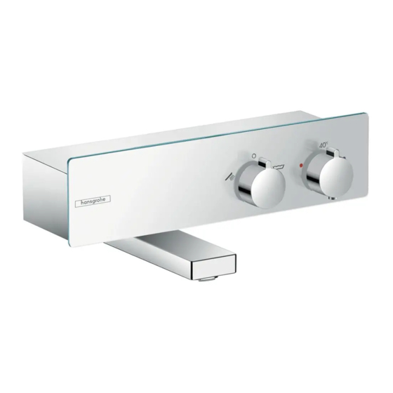 Hans Grohe ShowerTablet 350 13102 Series Instructions For Use/Assembly Instructions