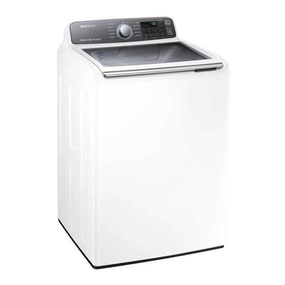 User Manuals: Samsung WA10J7750GW Top Load Washer