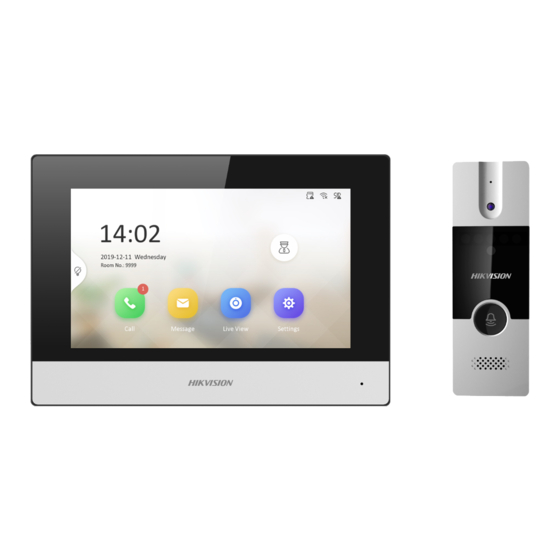HIKVISION DS-KIS302-P Manual