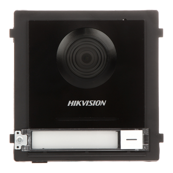 HIKVISION DS-KIS702Y Installation