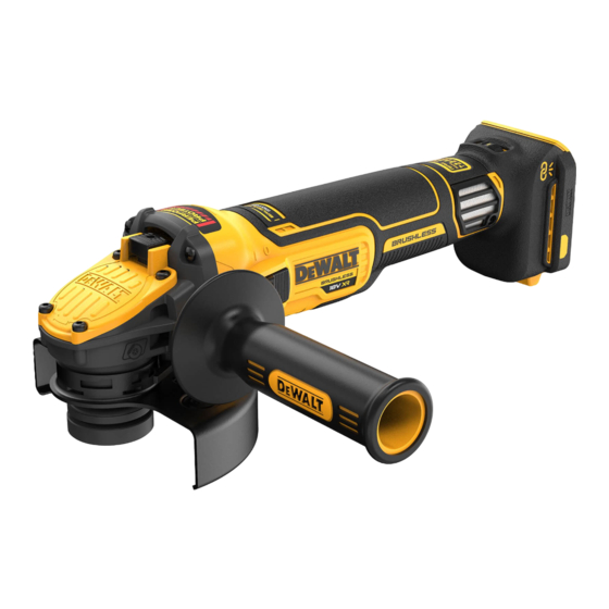 DeWalt DCG409 Original Instructions Manual