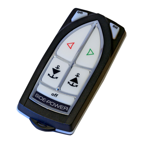 SLEIPNER MOTOR AS RC-11E Remote Control Manuals