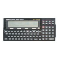 Casio PB-2000C Owner's Manual