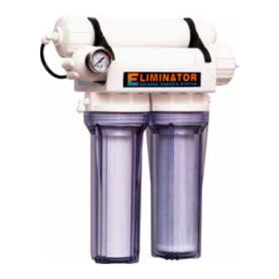 SpectraPure Eliminator RO 100-LP Installation And Operating Manual