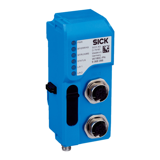 SICK WI180C-EC Operating Instructions Manual