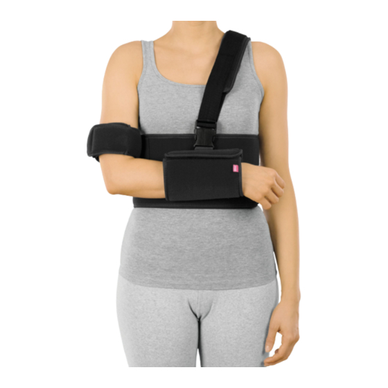medi Shoulder fix Instructions For Use Manual